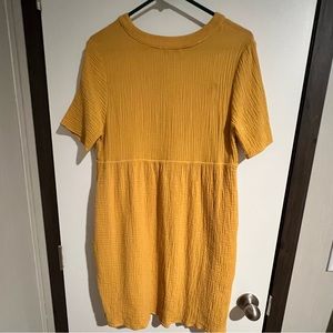mustard dress